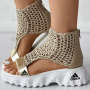 AD® Knit Wedge Sandals