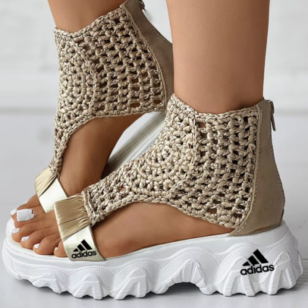 AD® Knit Wedge Sandals