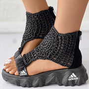 AD® Knit Wedge Sandals
