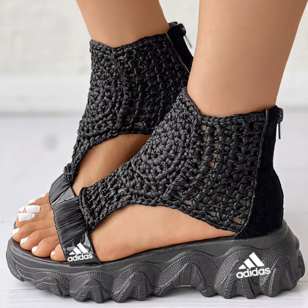AD® Knit Wedge Sandals