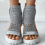 AD® Knit Wedge Sandals